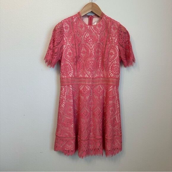 BB Dakota RSVP Lace Overlay Dress - Picture 1 of 6